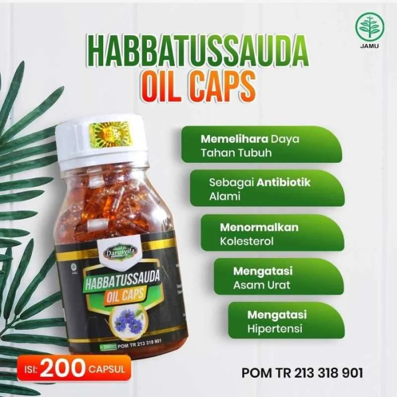 Habbatussauda Oil Caps - Habatussaudah Habbatifit Kapsul Minyak Habbatusauda Habatusauda Original As