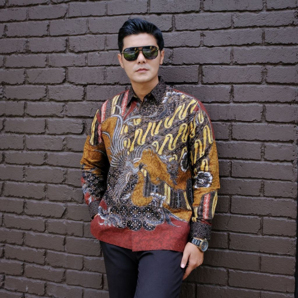 kemeja batik tulis pria bahan kain dobby premium quality/kemeja batik tulis pria dewasa/ kemeja bati