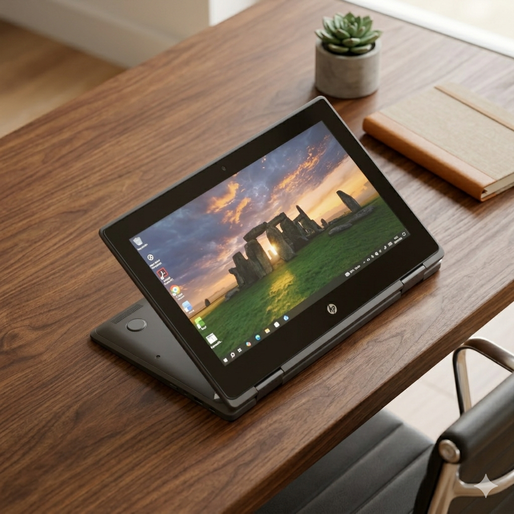 Laptop Hybrid HP ProBook x360 11 G5 Core i5 Gen10 RAM 8GB SSD 256GB Touchscreen Flip 360 - Bekas Ber