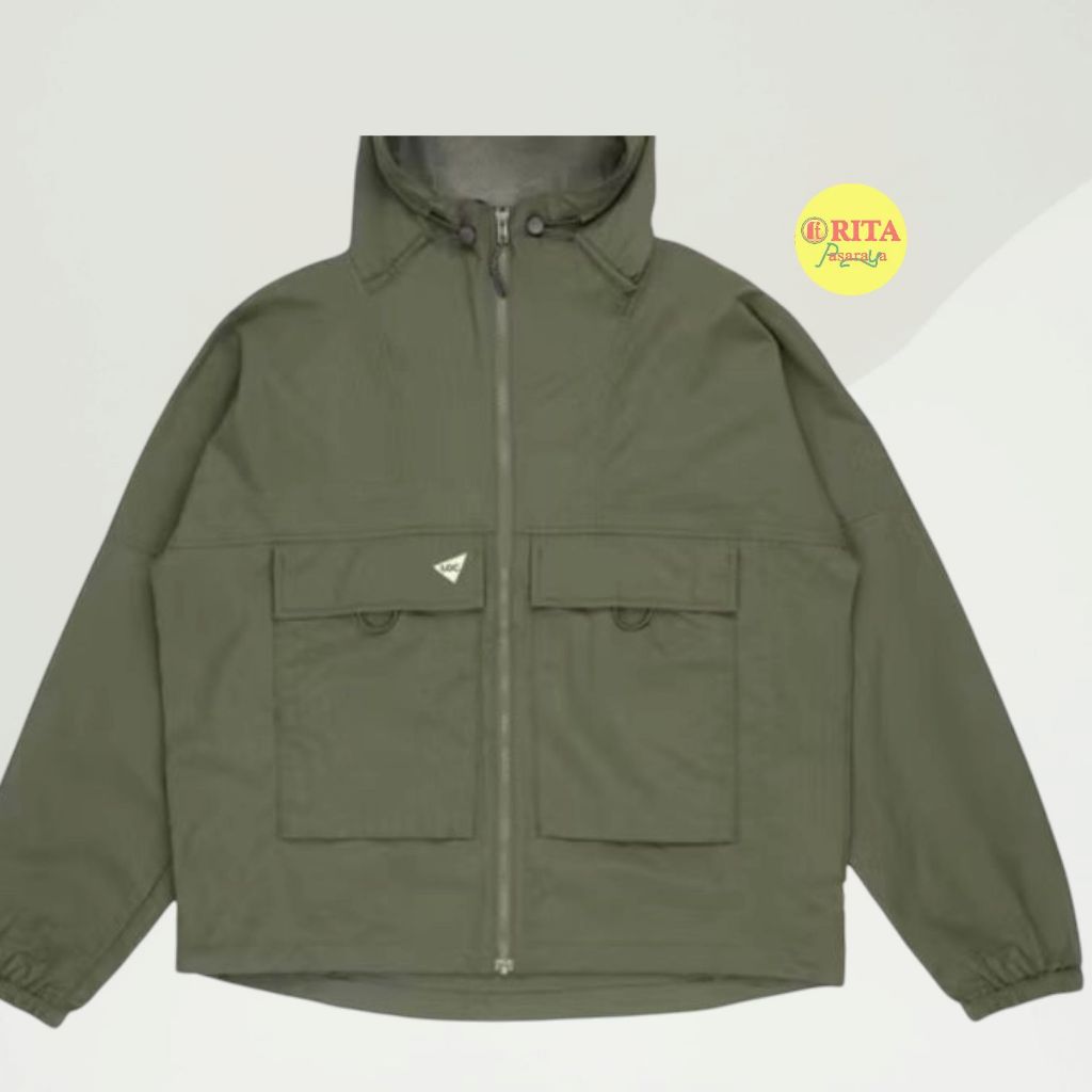 Mgee Jaket Polos Parasut LGC Pria