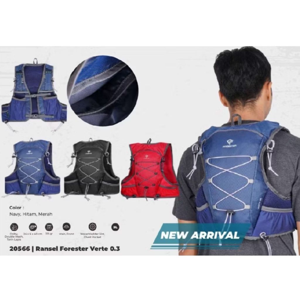 Hydrovest Verte 0.3 Forester - Tas 20566 Forester Verte Hydrobag Sepeda
