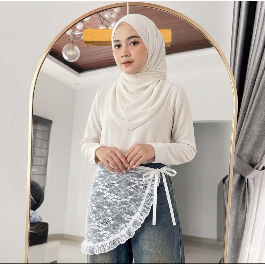 Lace Skirt Rok Korea