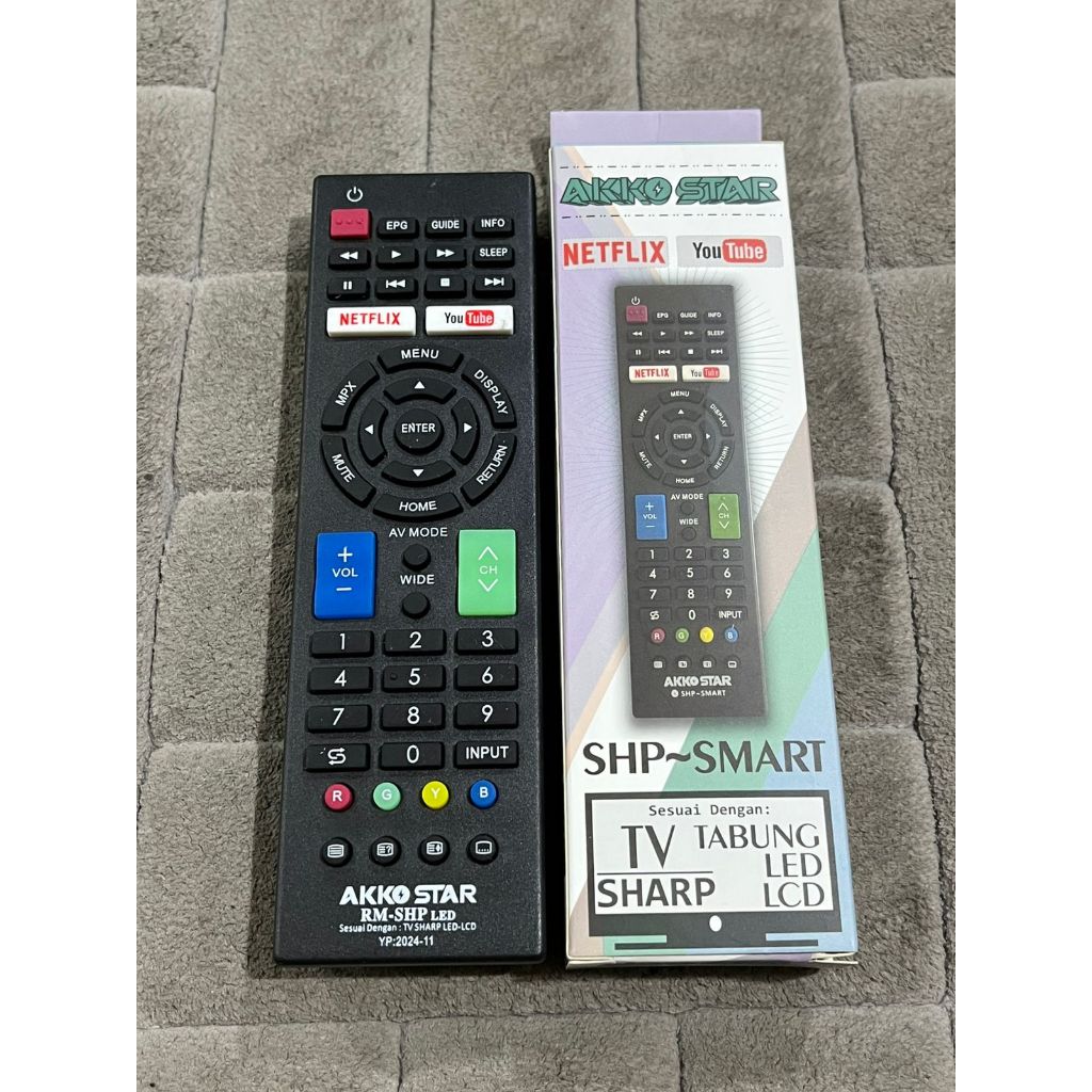 REMOTE TV SHARP LED LCD TABUNG AKKO STAR
