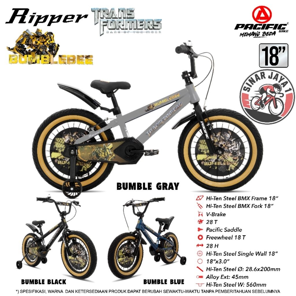 SEPEDA BMX PASIFIC RIPPER UKURAN 12 16 18