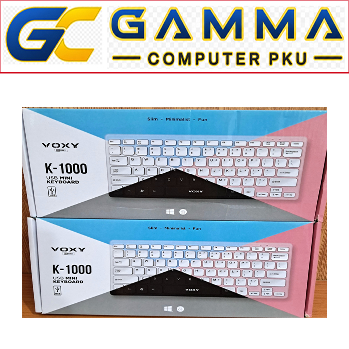 KEYBOARD MINI USB VOXY / USB MINI KEYBOARD /  KEYBOARD SLIM USB MURAH FOR KOMPUTER/LAPTOP