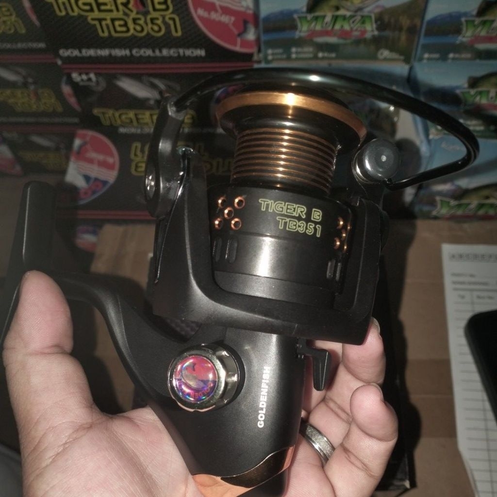Reel golden fish Tiger B 351