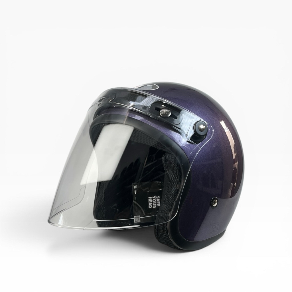 HELM JPN POLOS ORIGINAL GUNMETAL UNGU