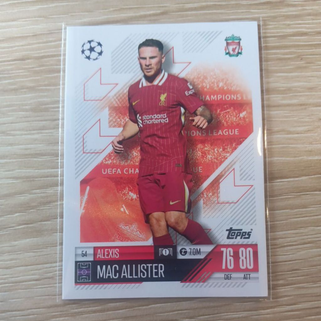 kartu bola match attax ucc 2024/2025 Liverpool