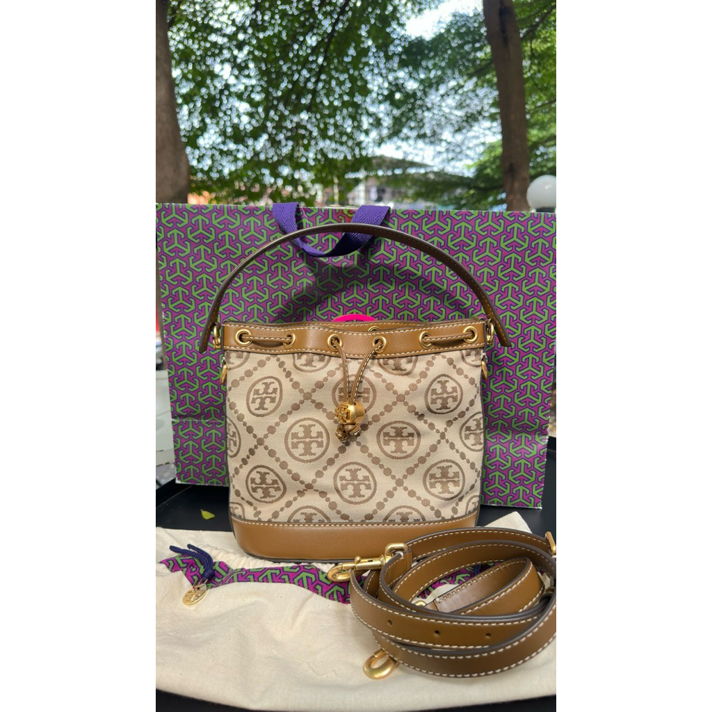 tas tory burch bucket ori store - harga bisa nego