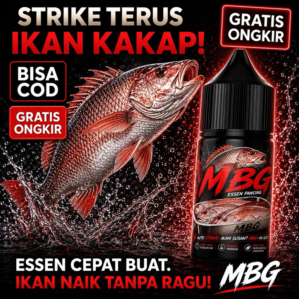 MBG Master Babon Galak Essen Kakap Gacor Premium Aroma Tajam Umpan Pancing Laut Racikan Konsentrat A