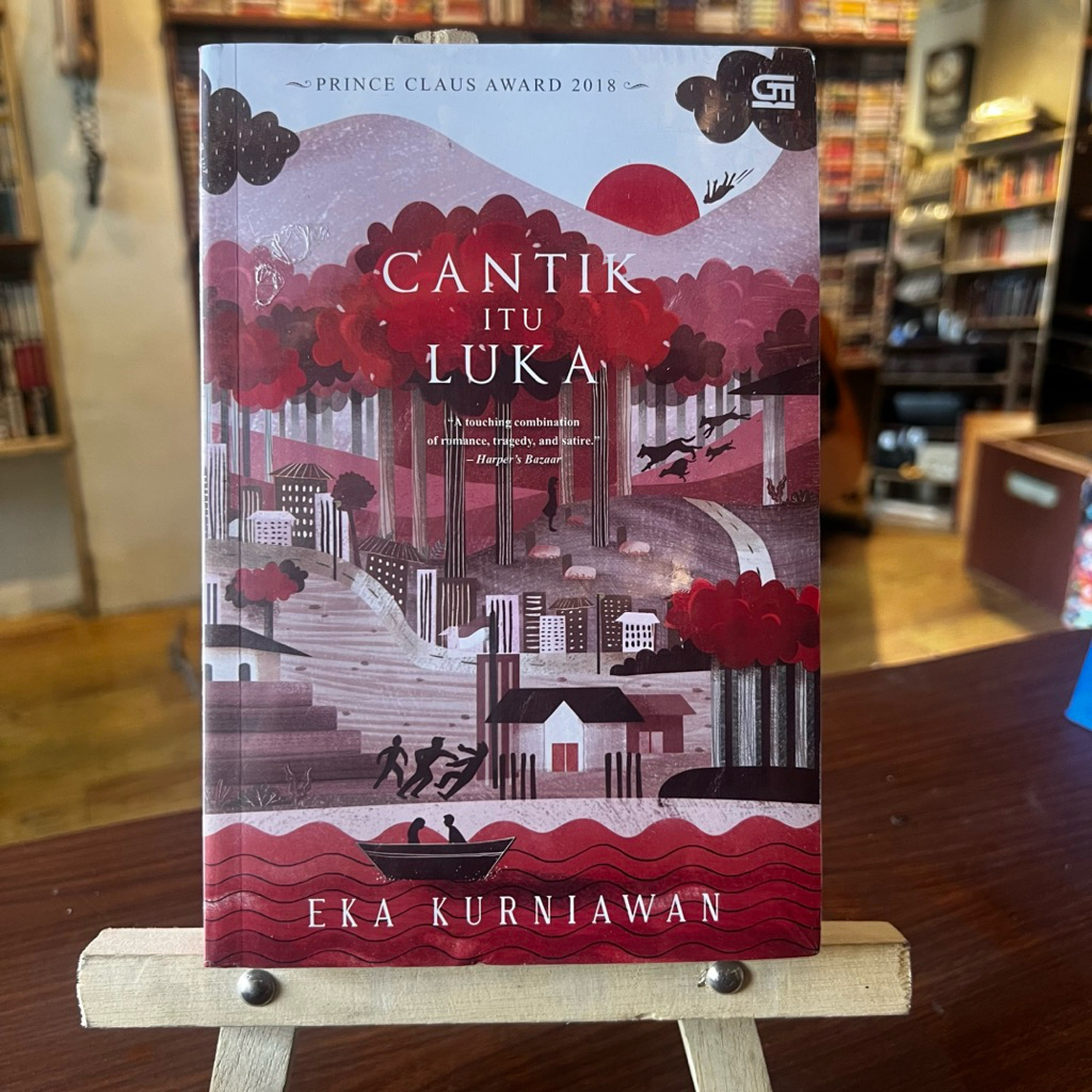 Novel Cantik Itu Luka Segel Original
