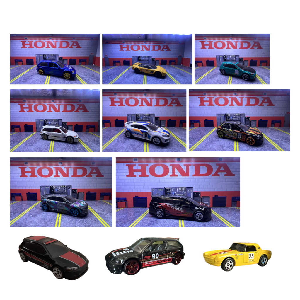 Hotwheels Regular Premium Loose Honda Civic EG, EF, EK, Odyssey, NSX Original Mattel