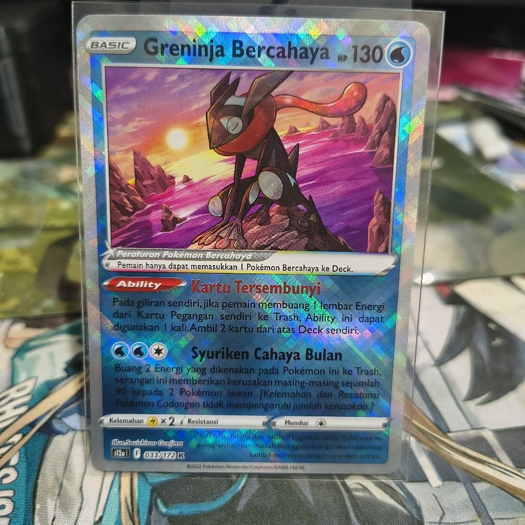 Pokemon TCG Indonesia Greninja Bercahaya