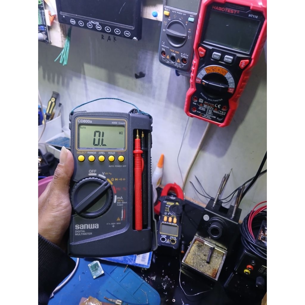 multimeter sanwa cd800 bekas bagus