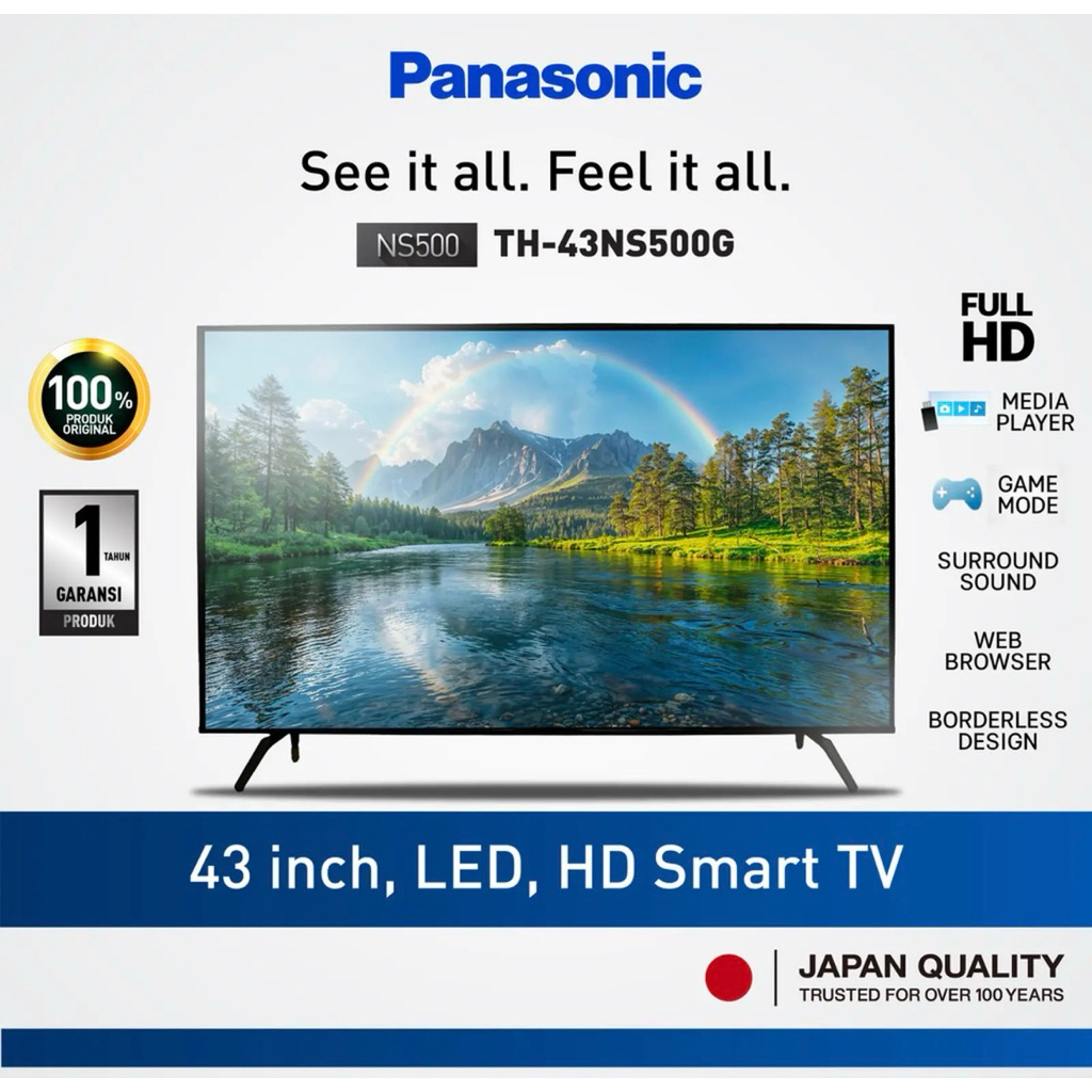 PANASONIC 43 Inch TH-43NS500G Full HD LED Smart TV