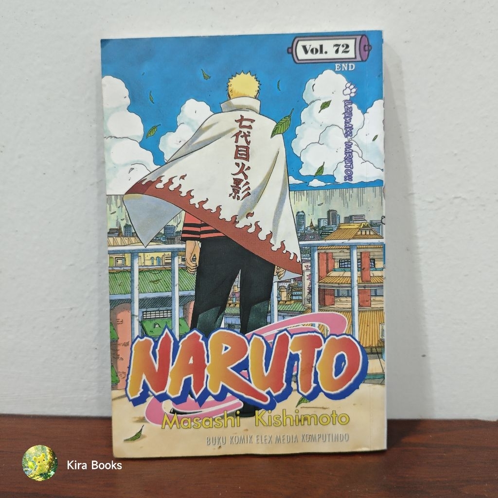 Komik Naruto Original Vol 72 ada tulisan tamat (preloved)