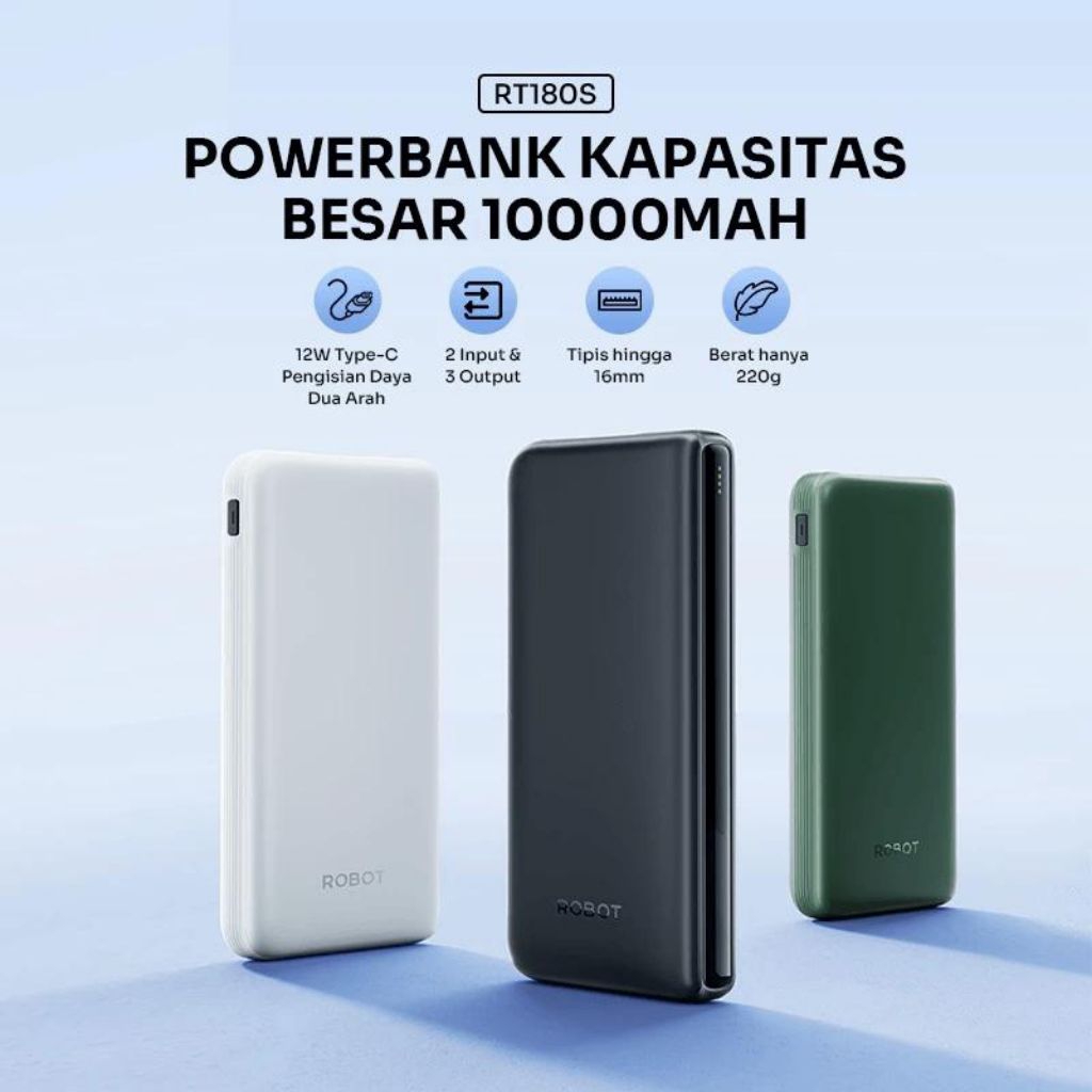 Powerbank ROBOT RT180S | 10000 Mah
