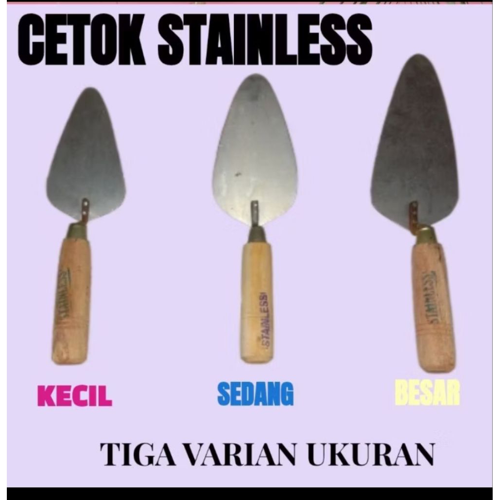 Cetok Stainless / Cetok Galur / Cetok Oval / Cetok Semen