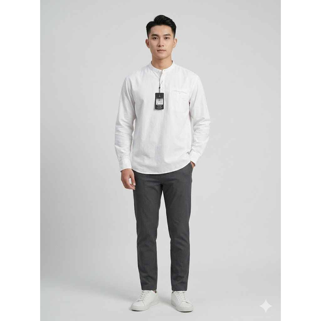 koko panjang agera vintage / koko kemko lengan panjang / baju koko slimfit kekinian