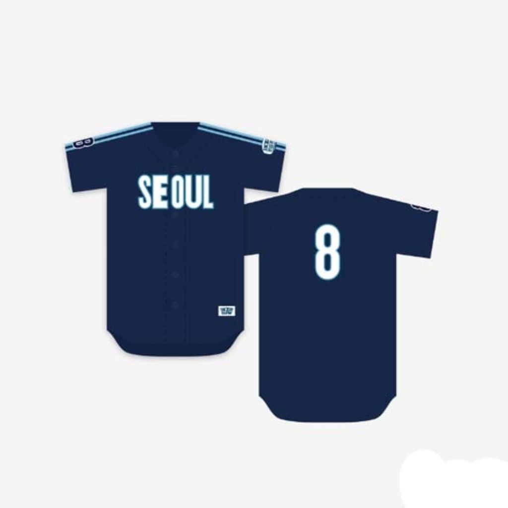[Stayville Shop] (wajib book free pc) BASEBALL JERSEY Stray Kids SKZOO EAATW Seoul Official