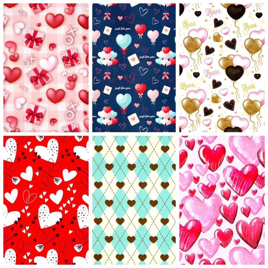 KERTAS KADO SANSANWAWA MOTIF LOVE VALENTINE HEART KERTAS KADO ULANG TAHUN WEDDING ANNIVERSARY
