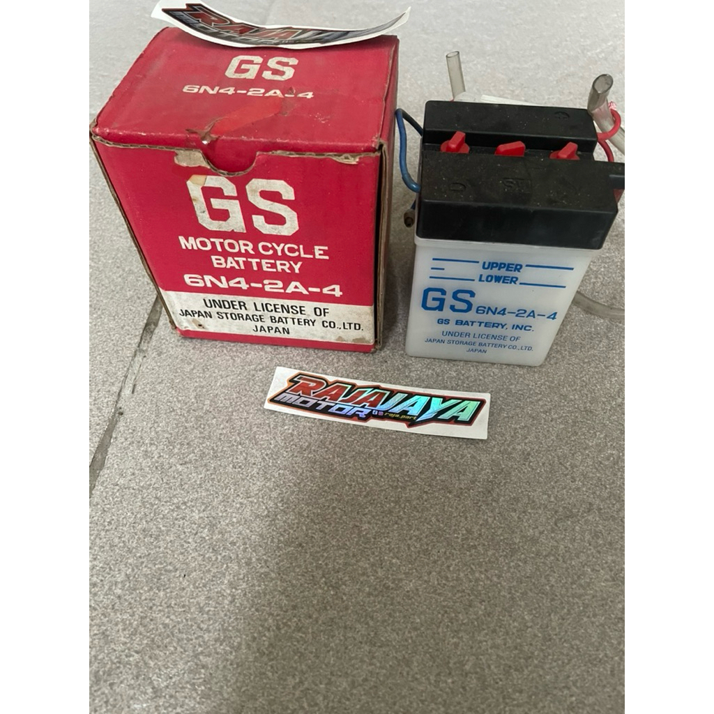 aki accu Honda baterai win 6V 6 volt GS original hgp ahm new old stock