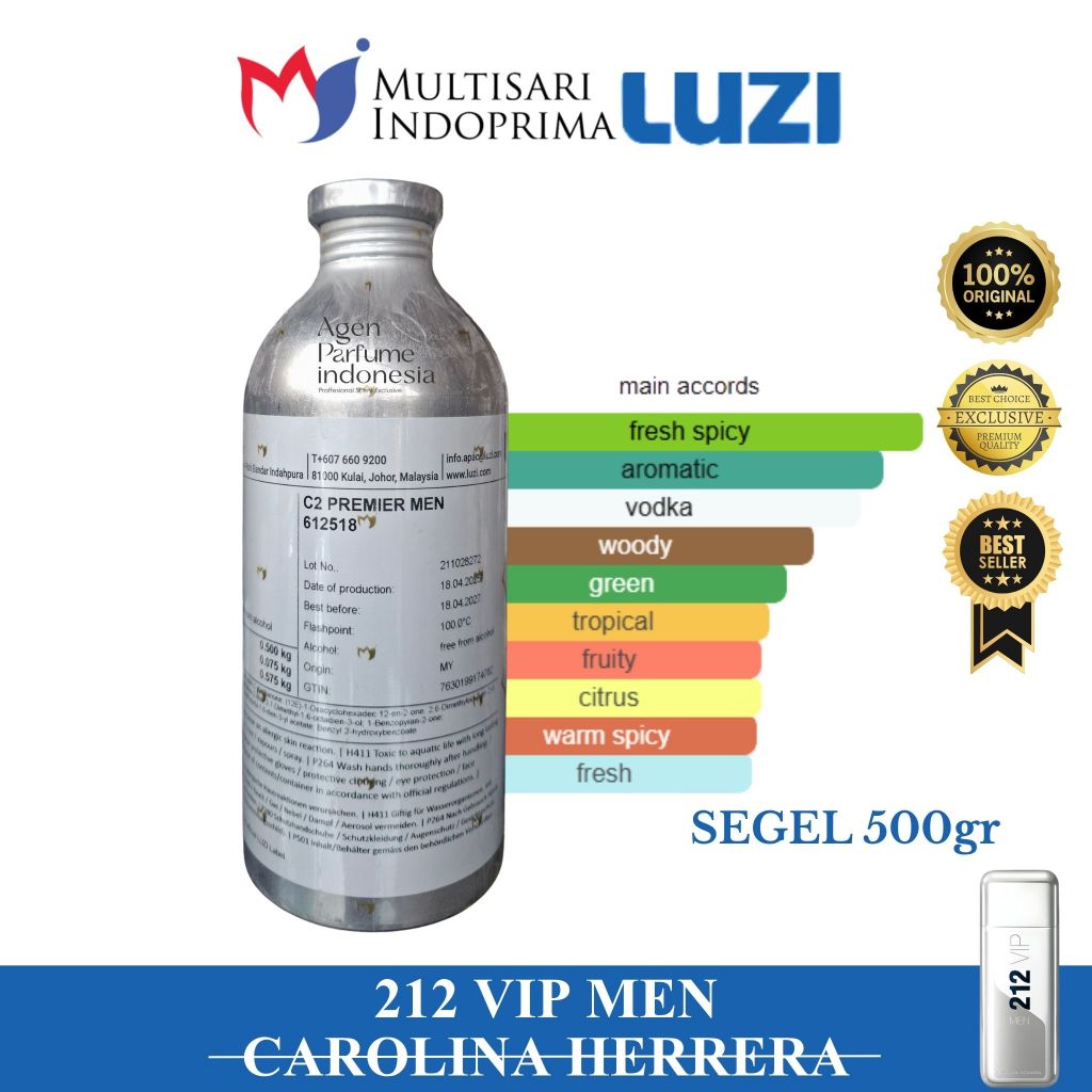 212 VIP MEN By LUZI Segel 500gr