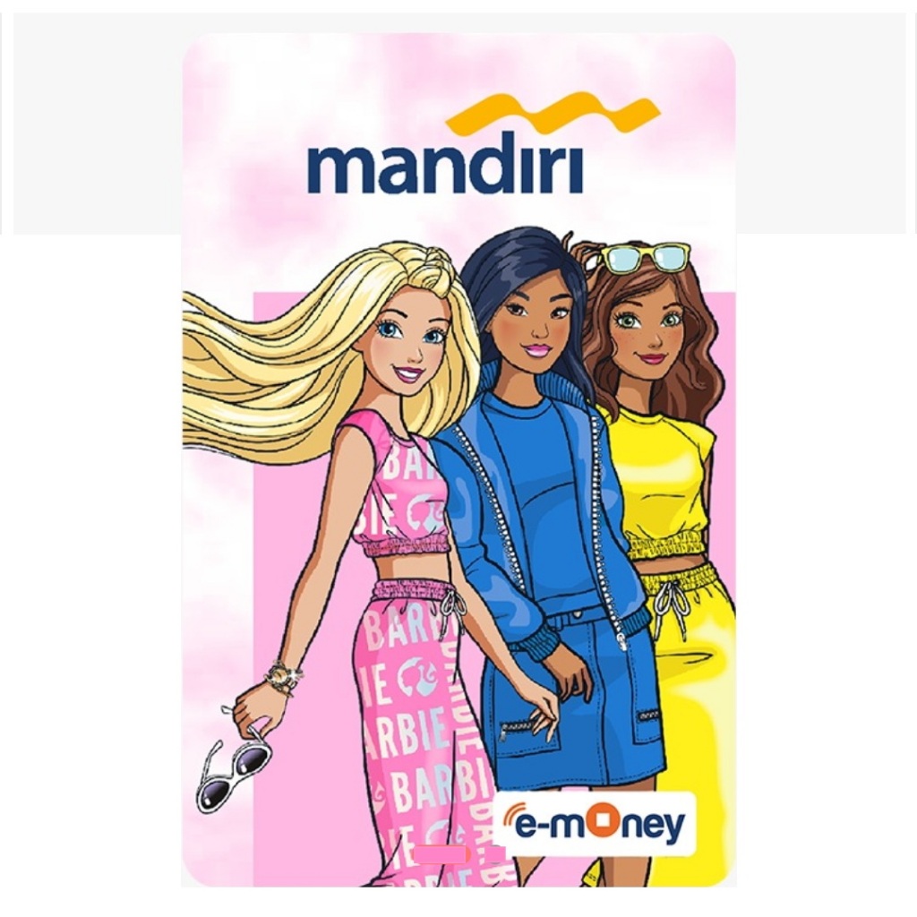 Mandiri e-Money Barbie 2026 - 3 Barbie Girls