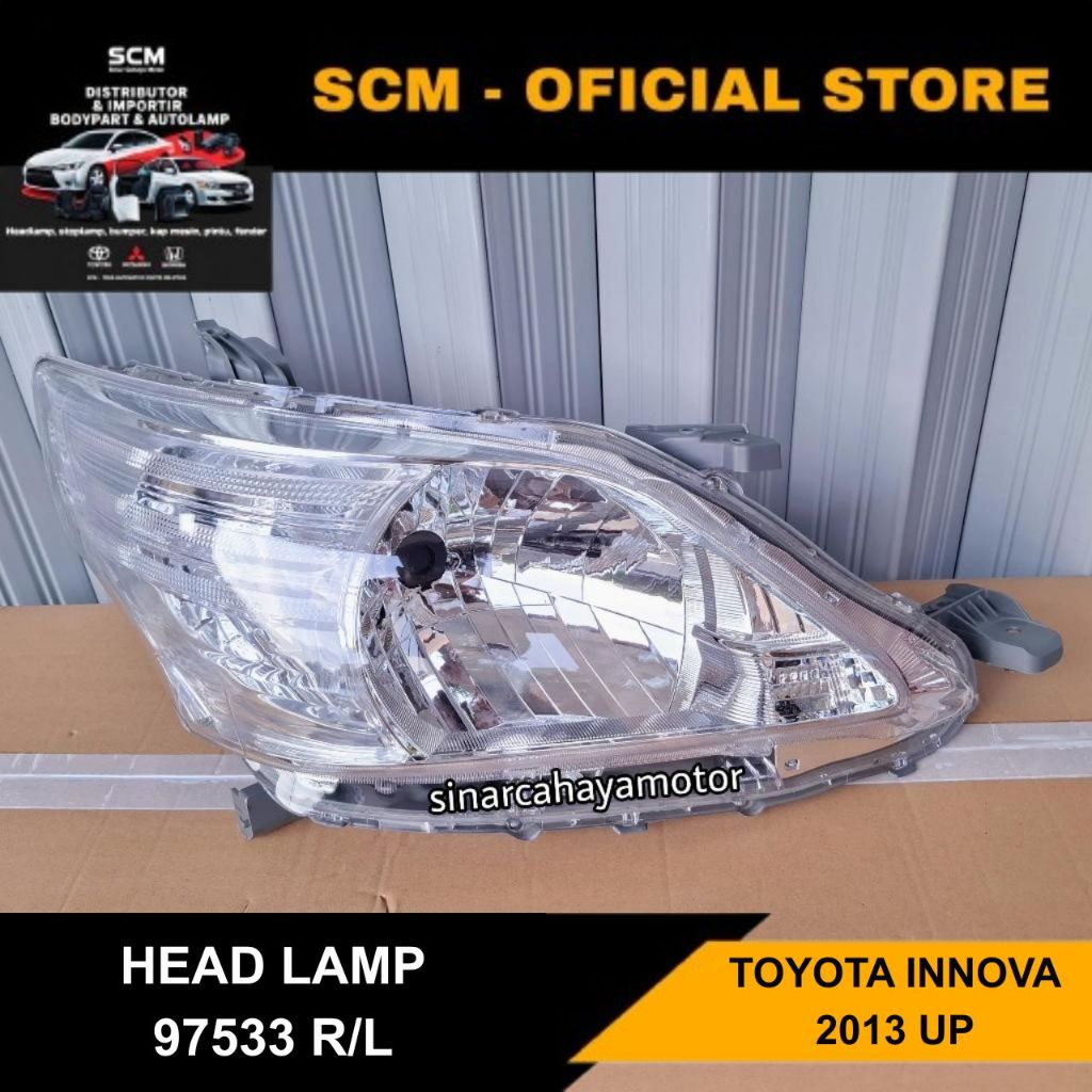 head lamp headlamp lampu depan toyota innova 2012 2013 2014 2015 kanan / kiri *97533