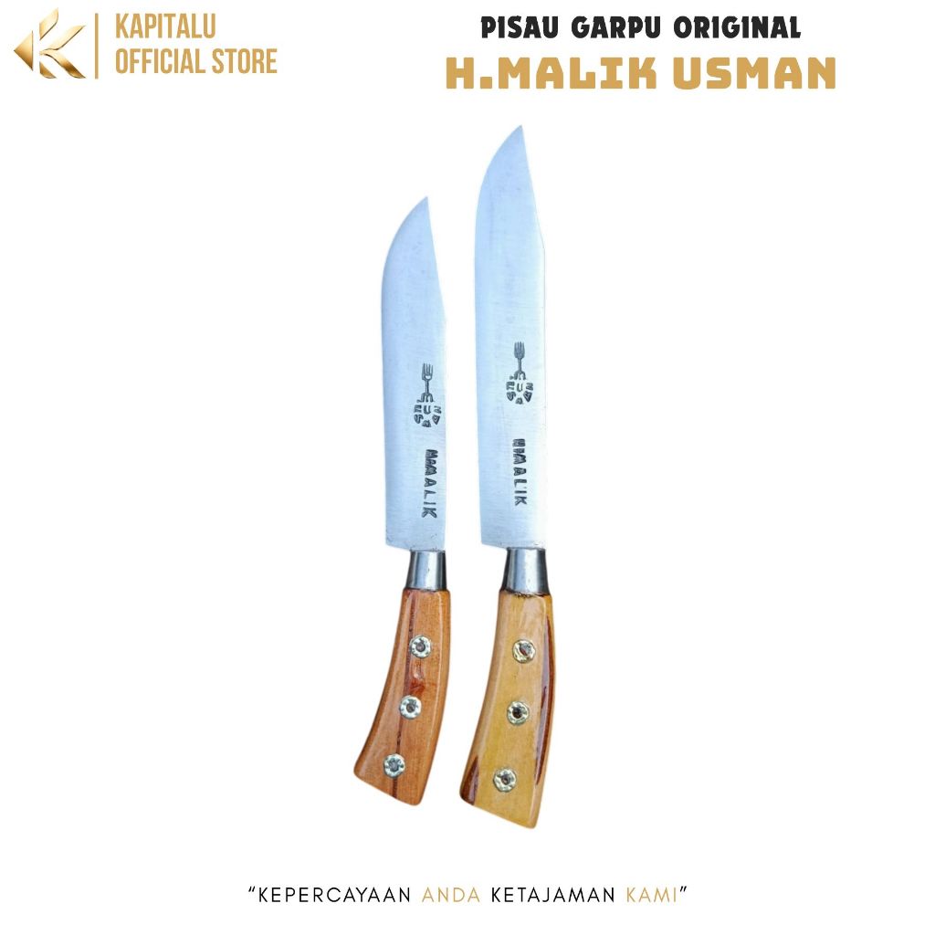 Pisau Garpu H. Malik (Usman) Asli [PISAU PANAS]