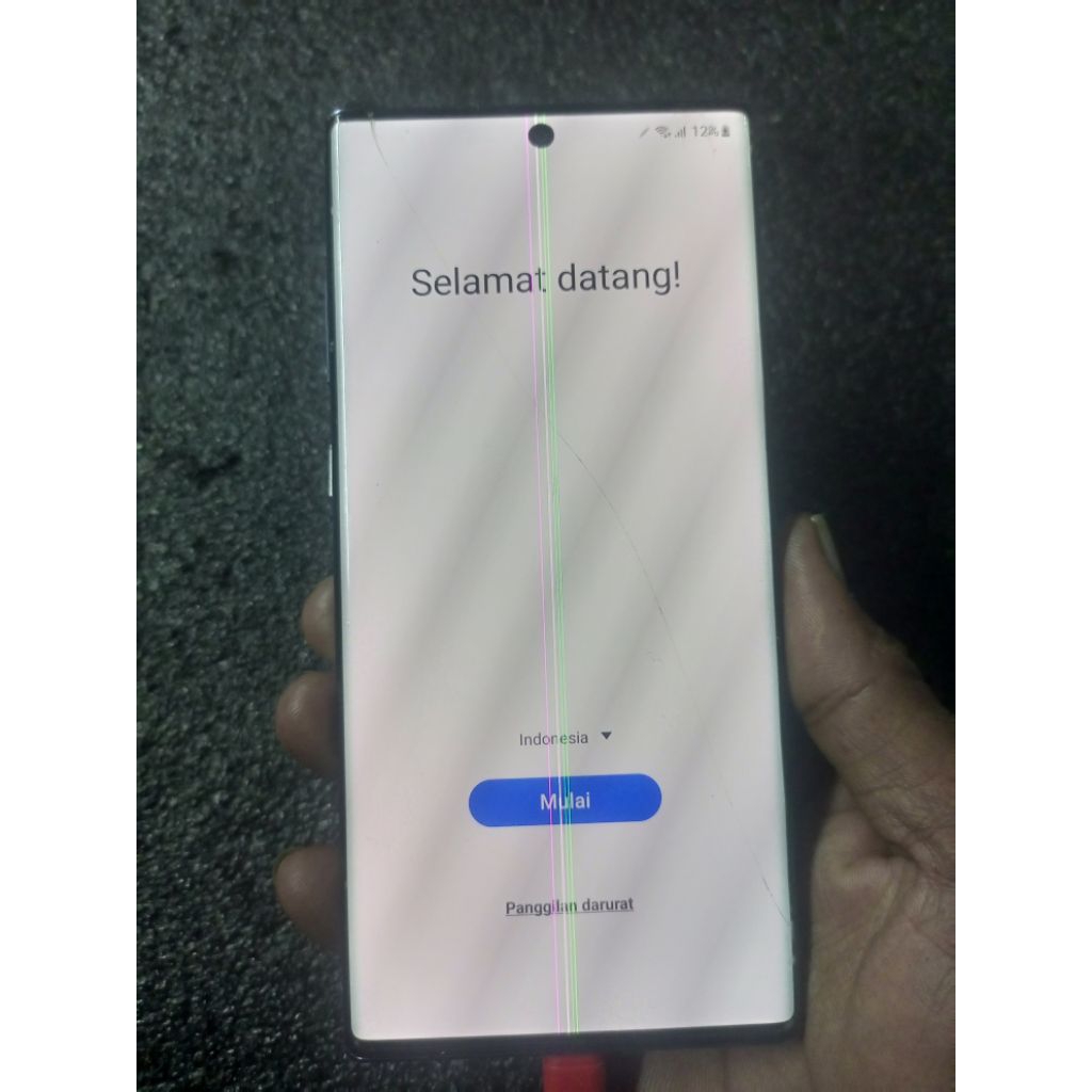 LCD SAMSUNG NOTE 10 PLUS + FRAME MINUS BERGARIS