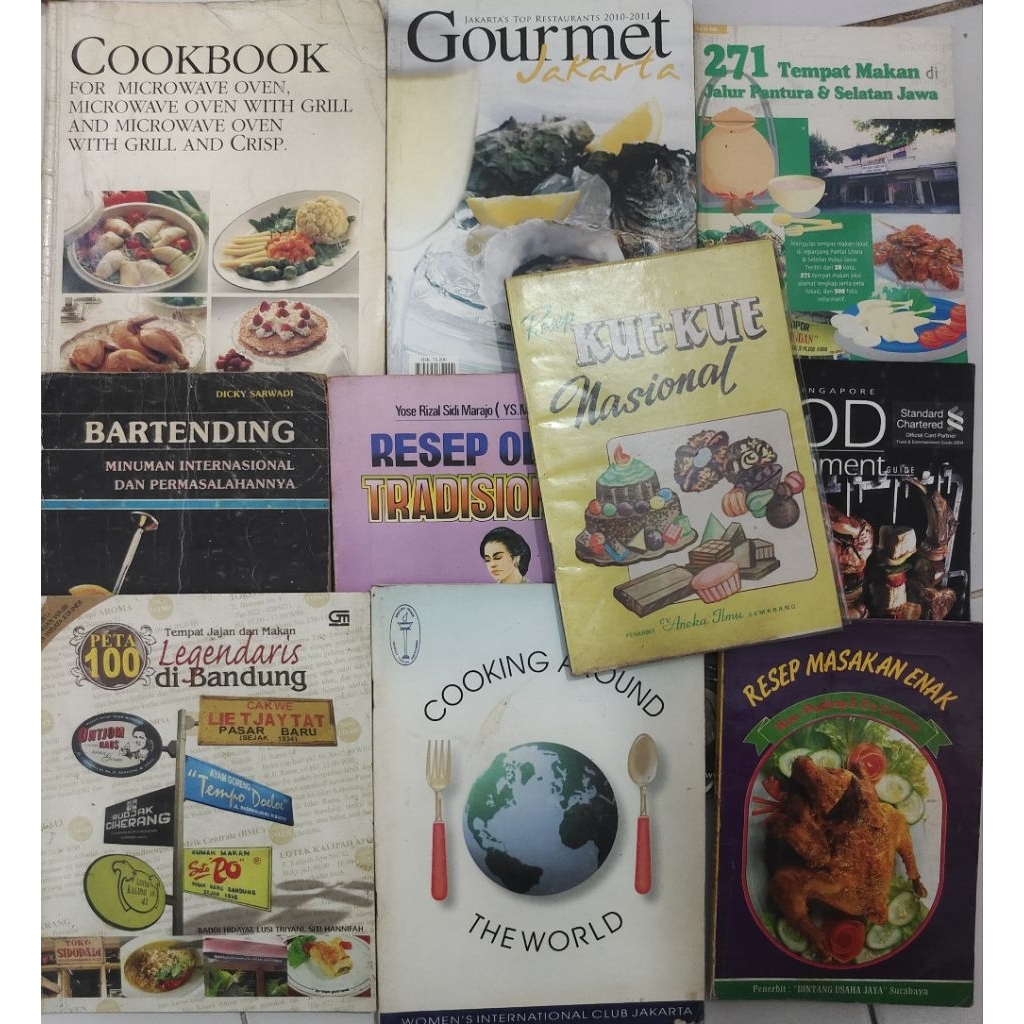 BUKU MASAK CAMPUR JUDUL BEKAS ORIGINAL