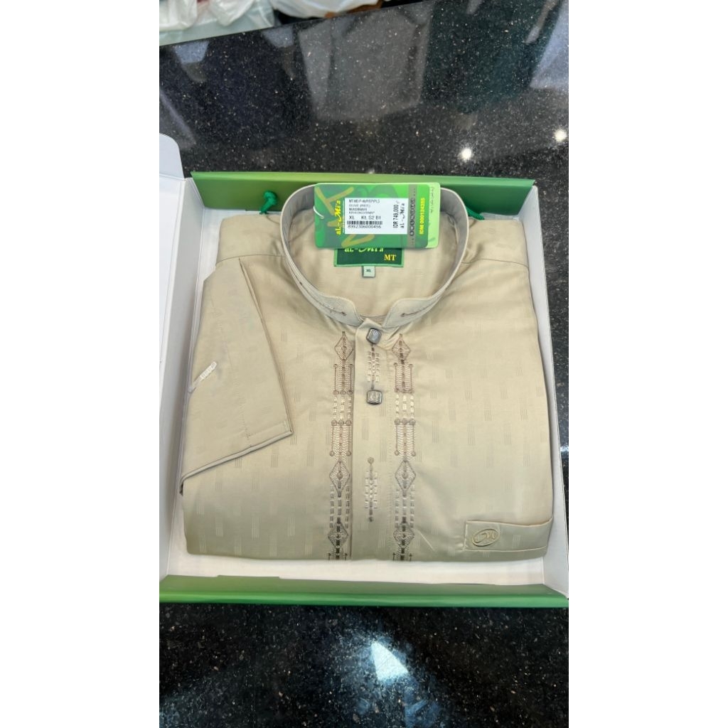 baju Koko almia mt lengan panjang warna 100% almia original