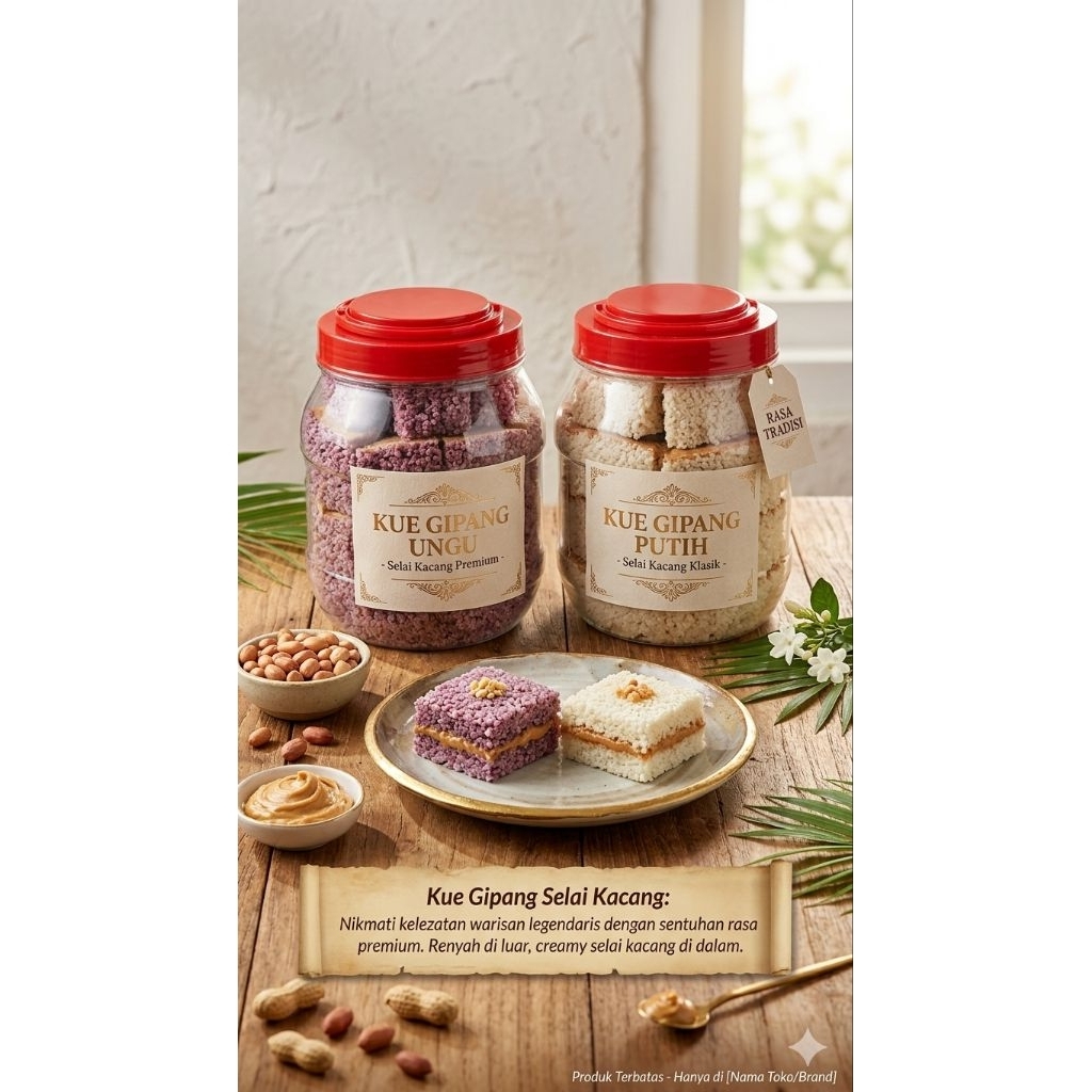 KUE GIPANG KACANG KHAS BANTEN
