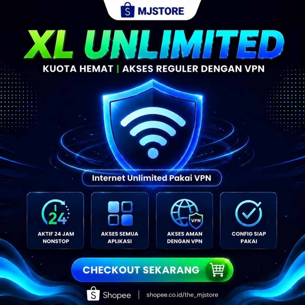 XL UNLIMITED KUOTA VPN | CONFIG 30 HARI