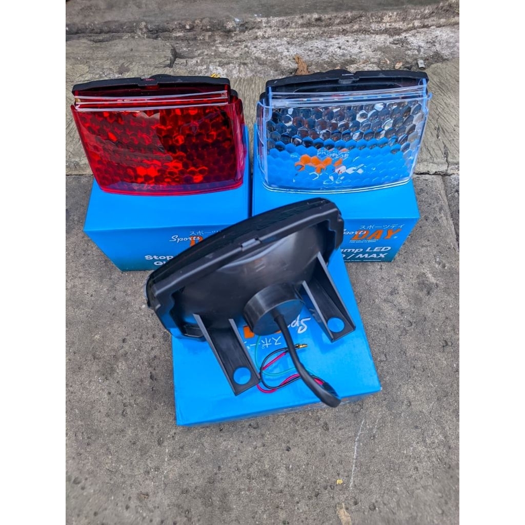 Lampu stop lamp Griil Japstyle motor custom lampu universal