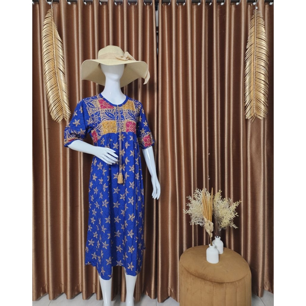 Daster Batik Lawang Sewu Starla Tasel Rayon Super Premium