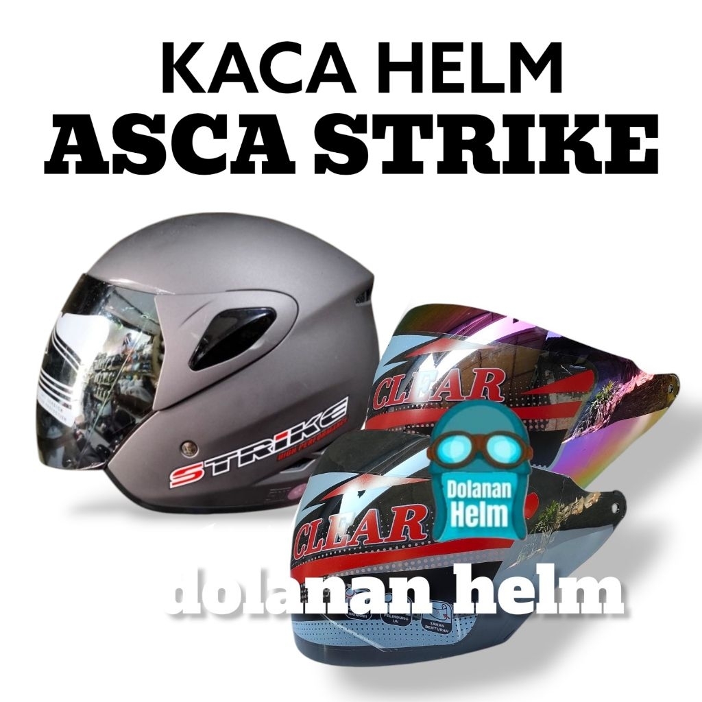 Kaca Helm ASCA STRIKE Visor Helm Asca Strike
