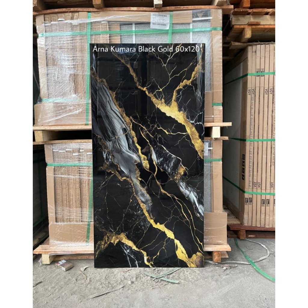 arna granit kumara black gold 60x120 glosy