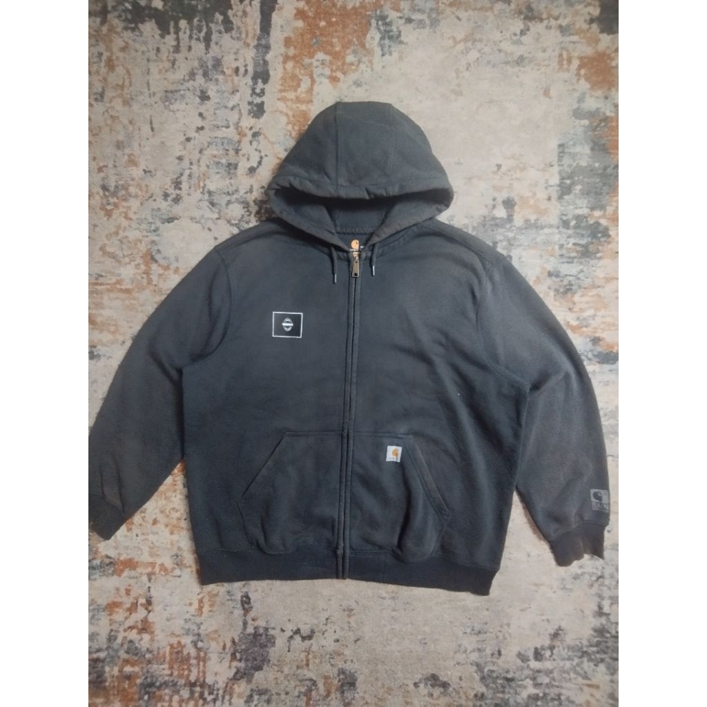 Hoodie zipp carhartt rain defender