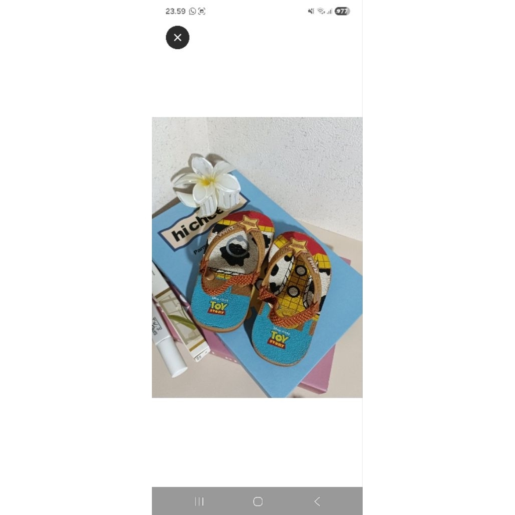 PRELOVED Zuma Toy Story Sandal Jepit