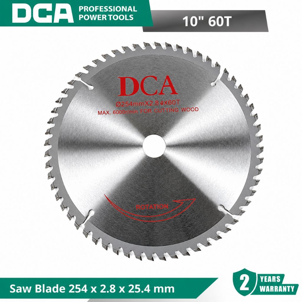 Mata Gergaji Kayu Saw Blade Miter Saw Table Saw DCA 10" x 60T