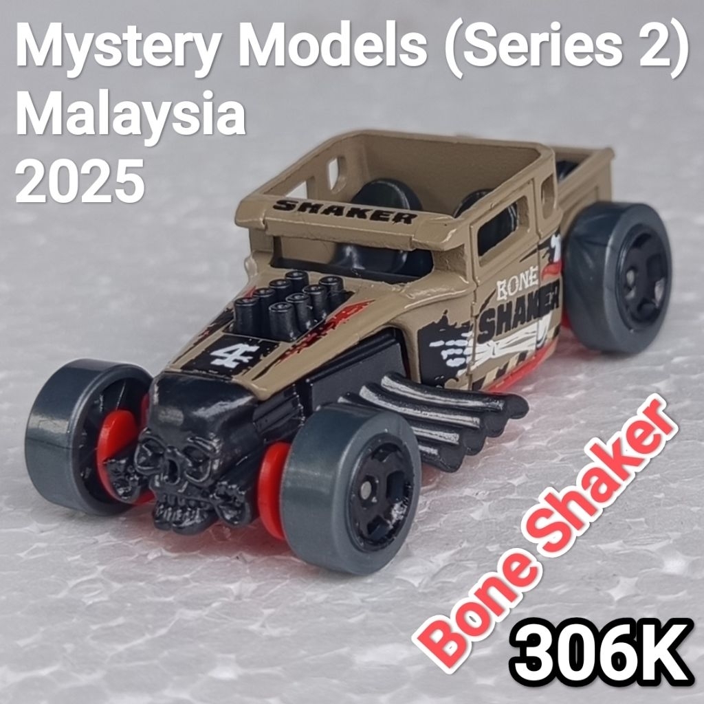 Hot Wheels Mystery Models Series 2 Bone Shaker Loose