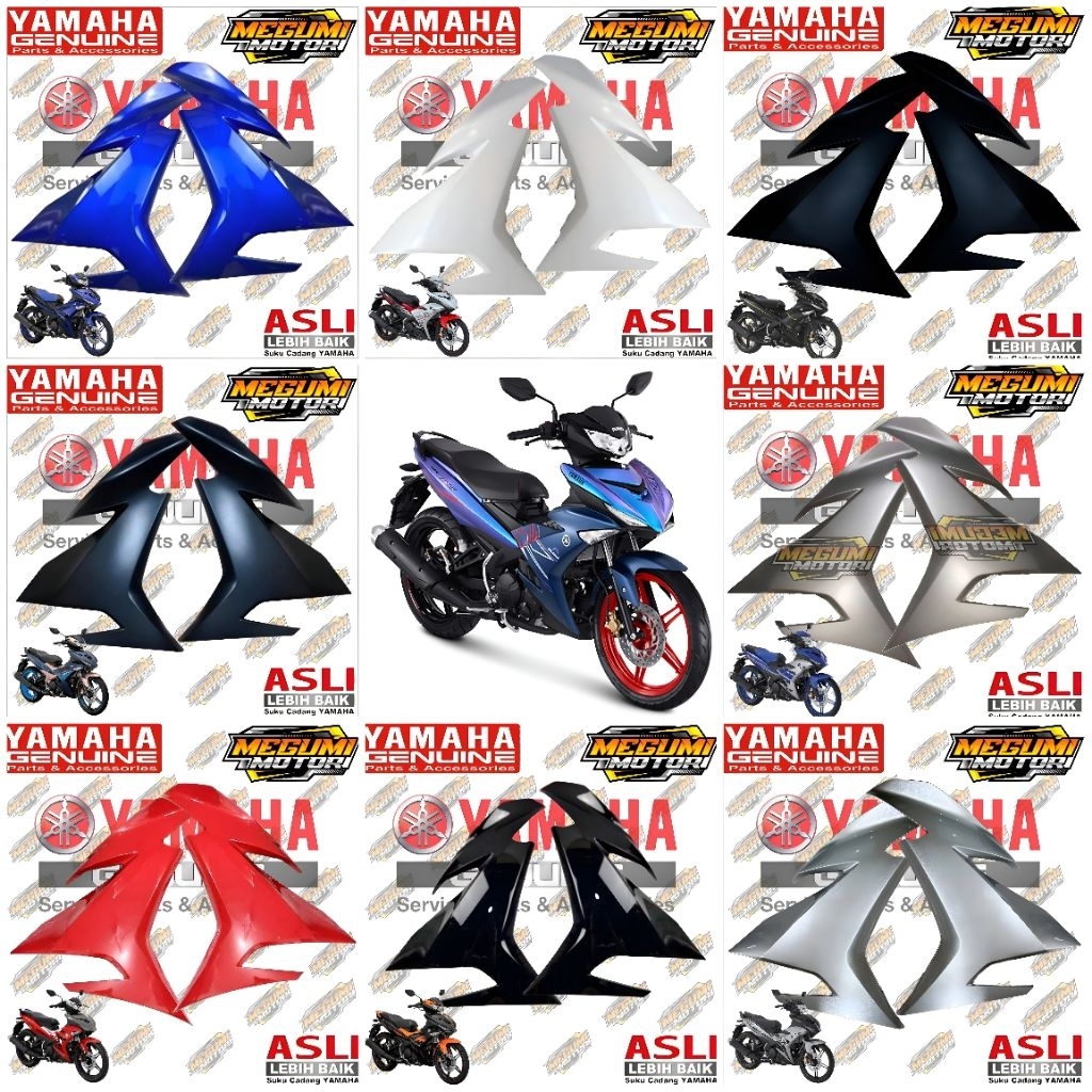 SAYAP DEPAN JUPITER MX KING 150 V1-V2 SEPASANG ORIGINAL YAMAHA 2PV-F835V-00 2PV-F835U-00