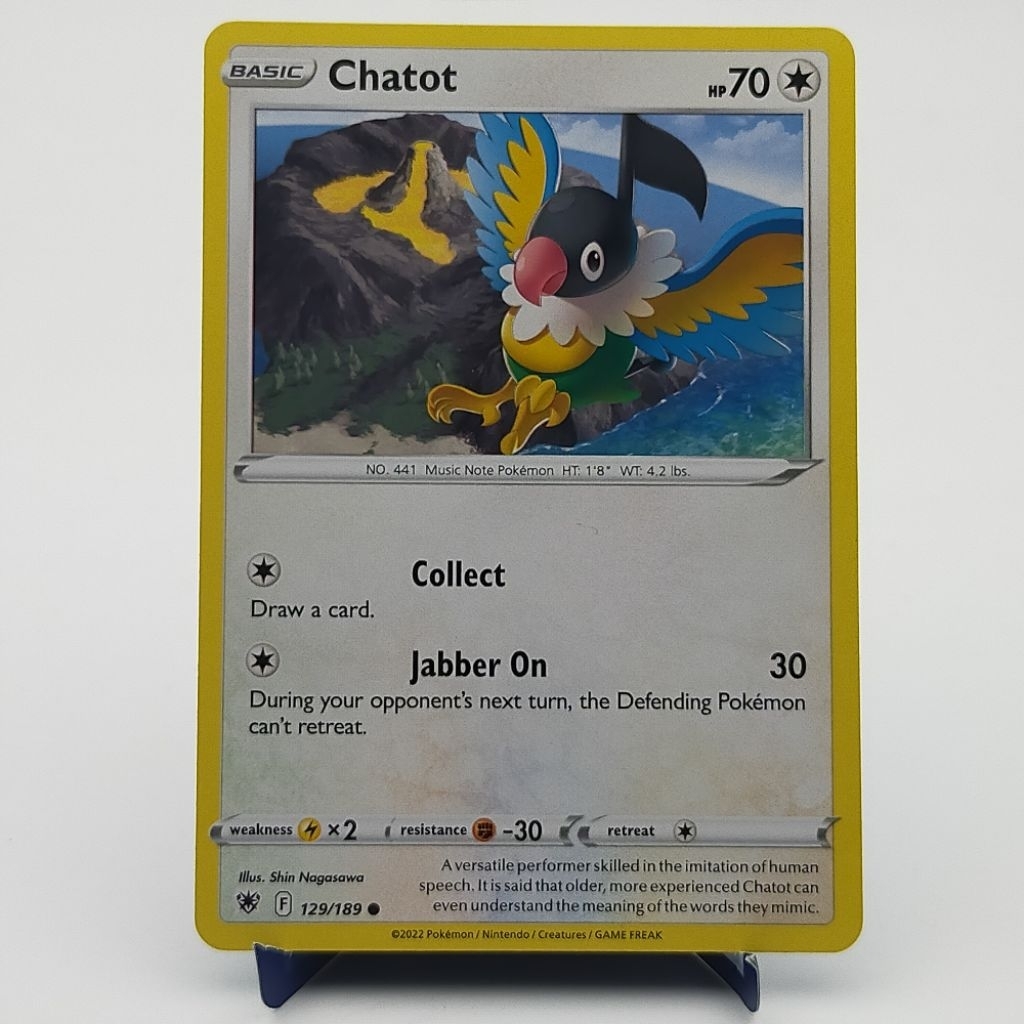 Kartu TCG Pokemon EN Original Chatot Astral Radiance 129/189