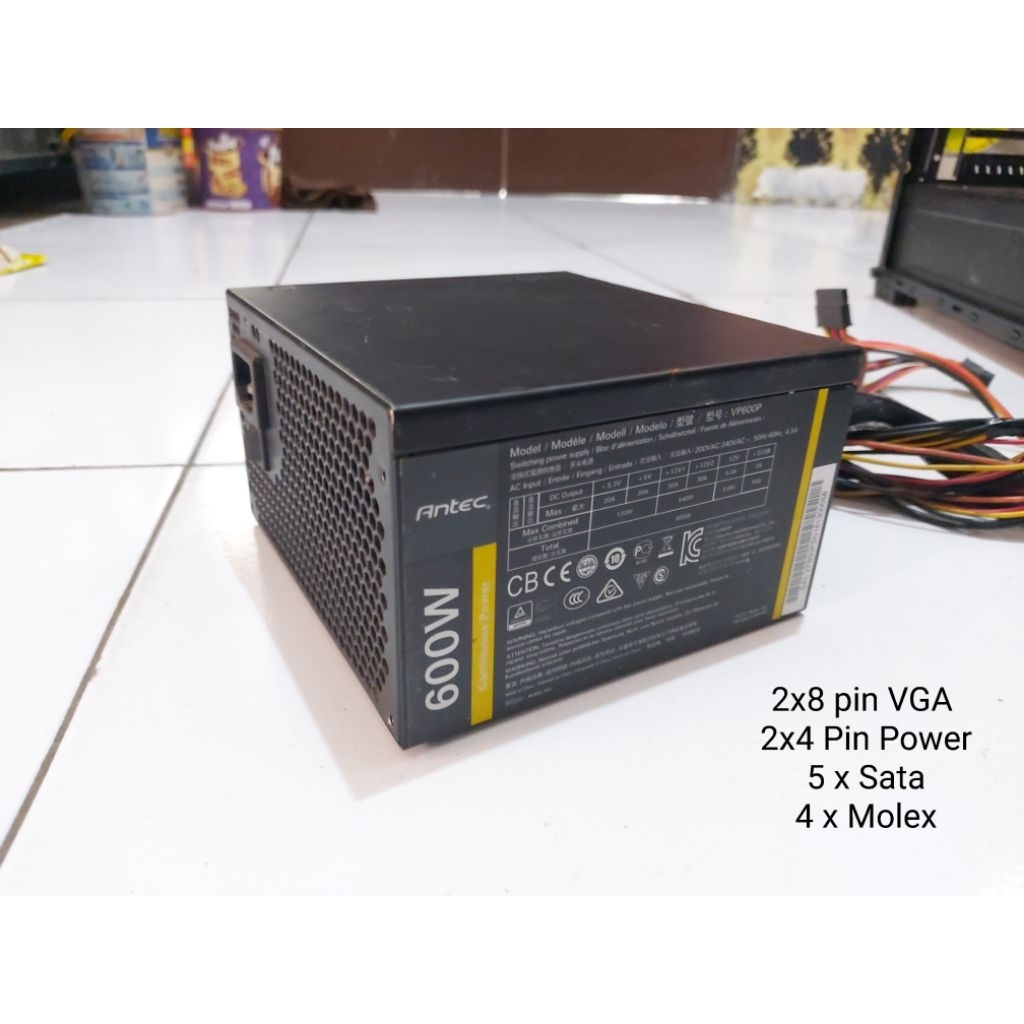 PSU Antec VP600P 600W 80+ mulus