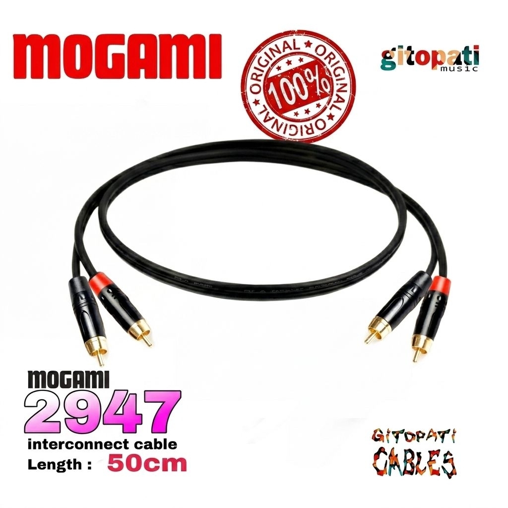 Mogami 2947 interconnect cable RCA to RCA high quality