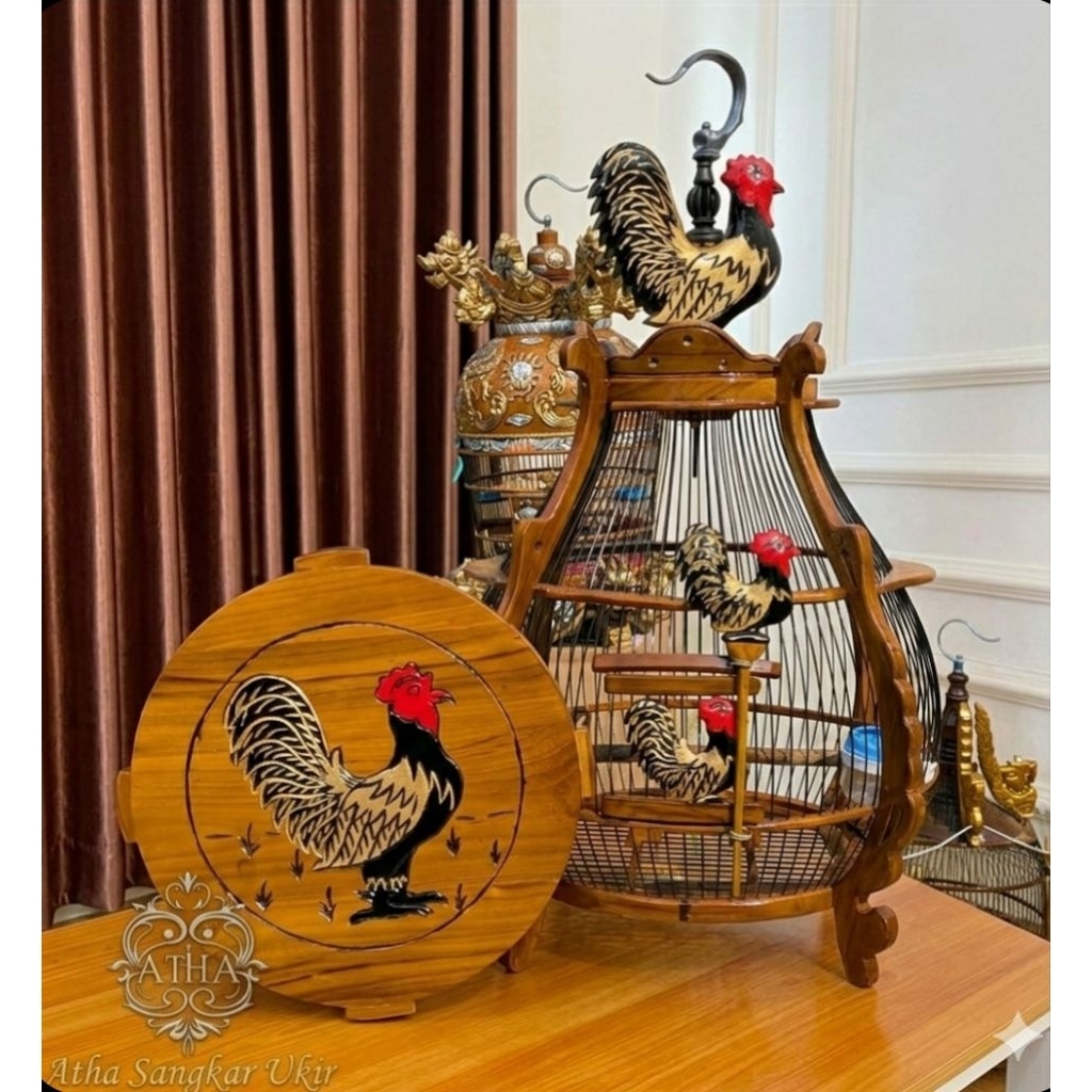 sangkar perkutut/kandang perkutut model bawang ayam jago