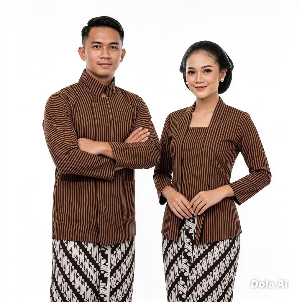 BAJU ADAT PRIA DAN WANITA LURIK HALUS