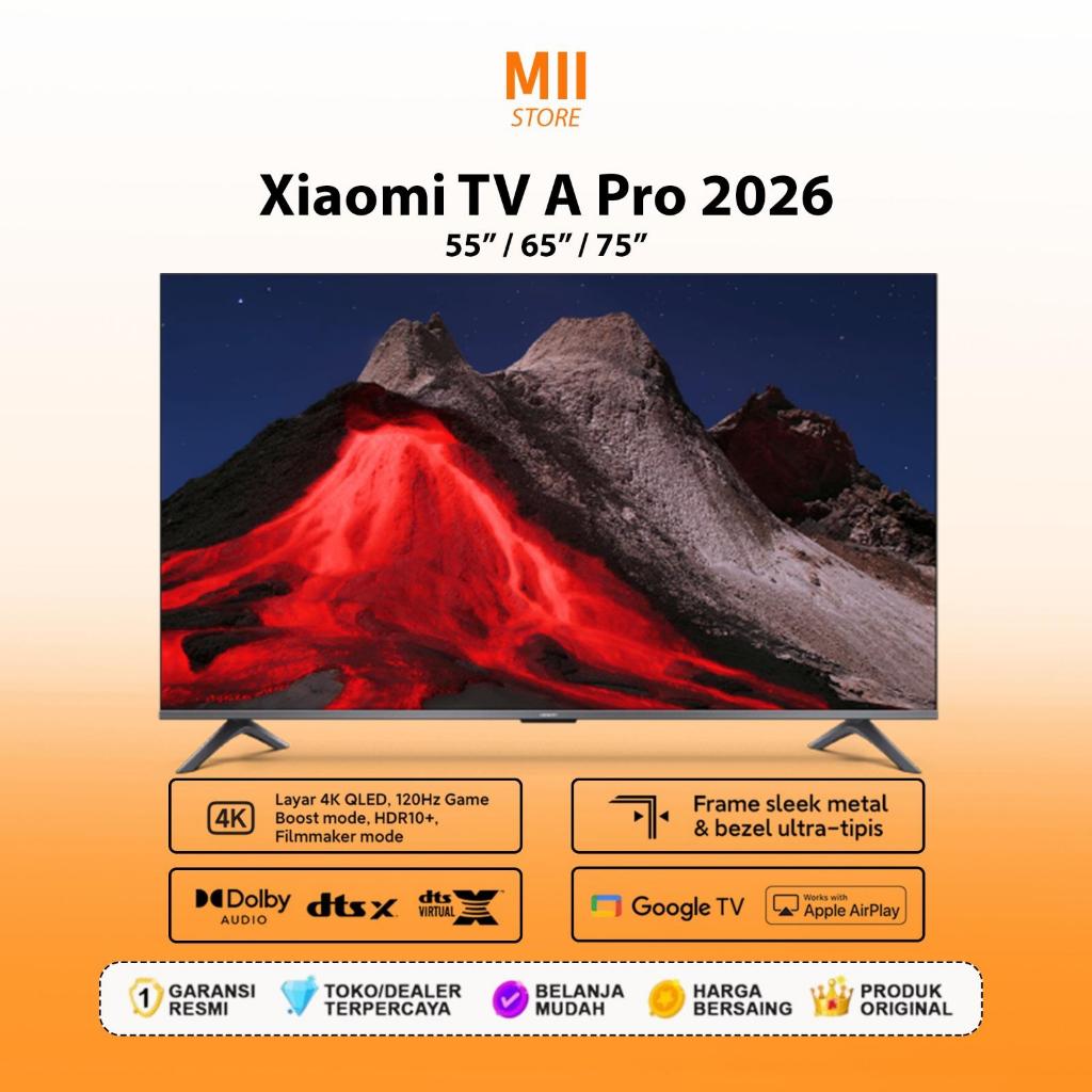 XIAOMI TV 55 A PRO 4K QLED 2026 UHD QLED TV Android MITV google